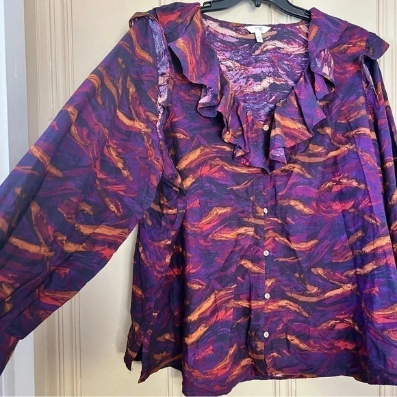 Terra & Sky plus women tops 3X - Picture 2 of 9